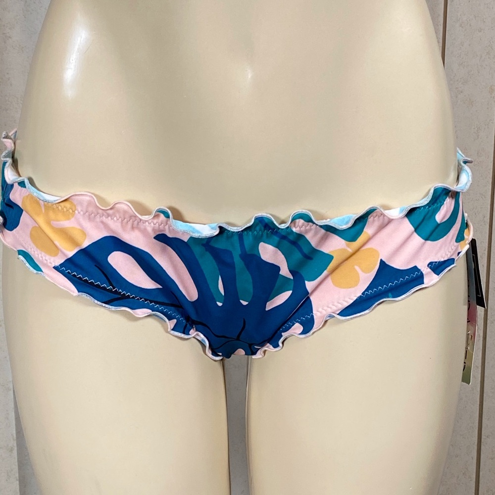 Sundazed Floral Hipster Bikini Bottom Ruffle